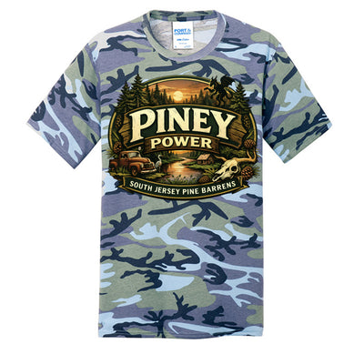 Woodland Blue Camo - PC54C - FRONT