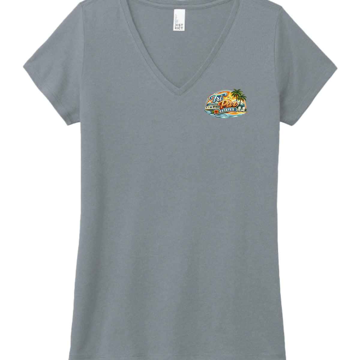 Flint Blue Heather - DM1350L - FRONT