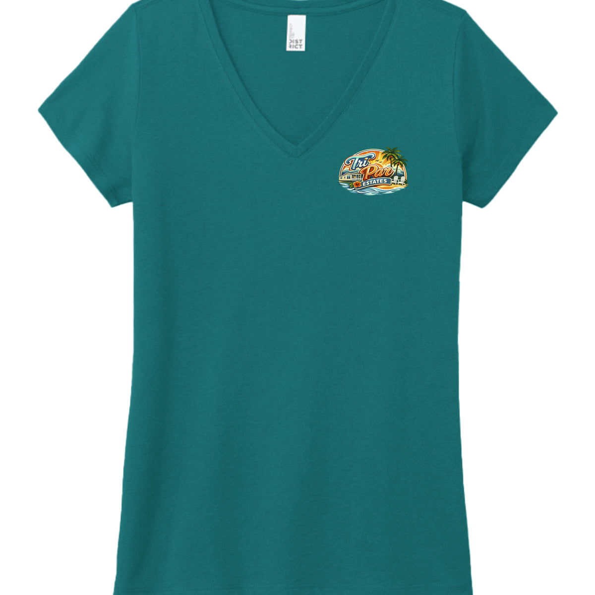 Heathered Teal - DM1350L - FRONT