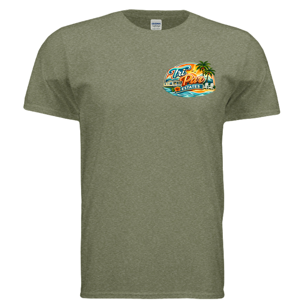 HEATHER MILITARY GREEN - G640 - FRONT