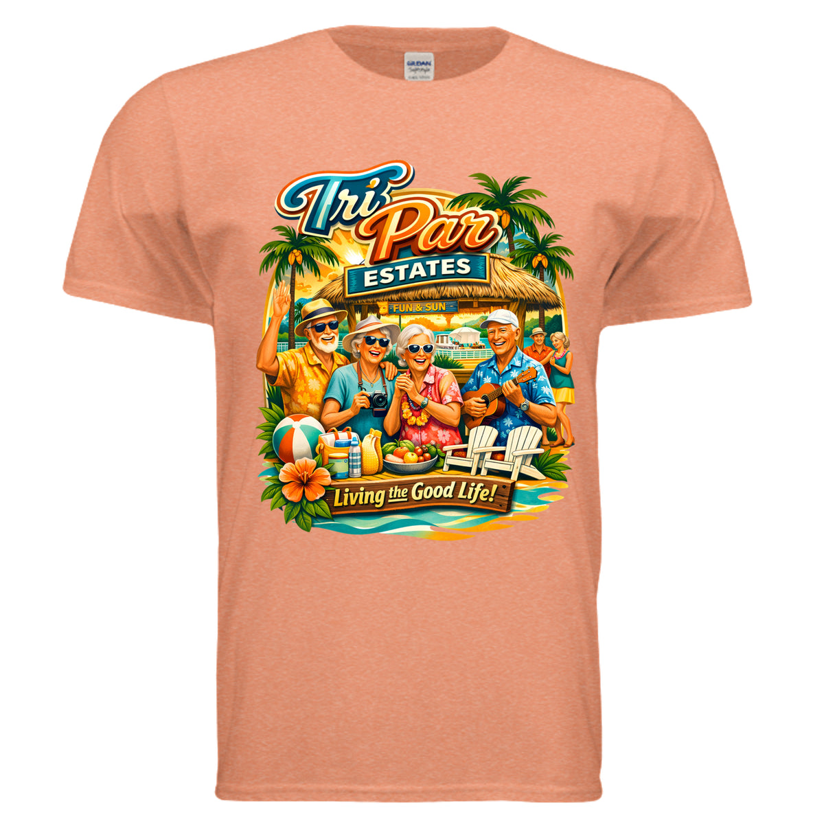 HEATHER ORANGE - G640 - FRONT