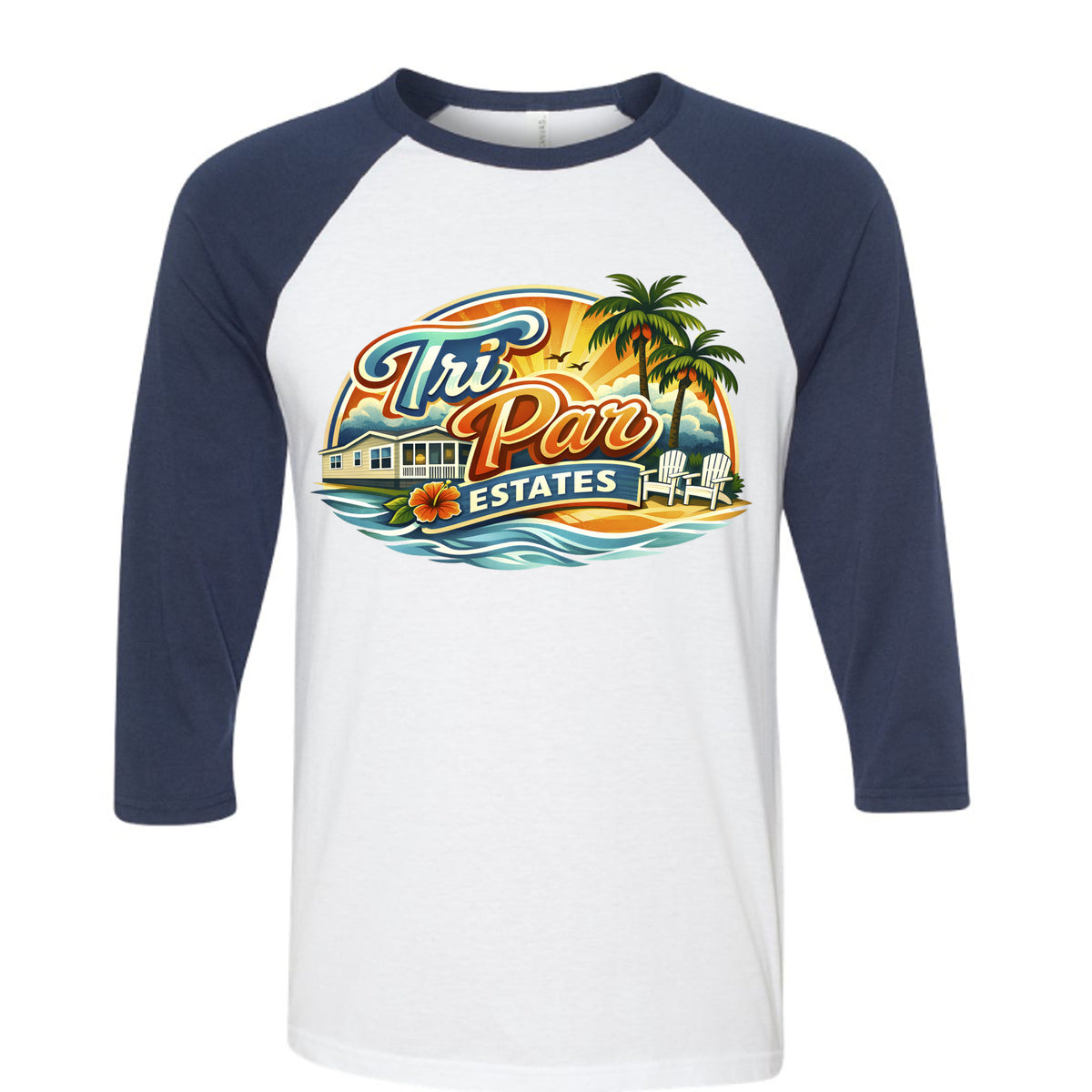 WHITE/NAVY - 3200 - FRONT