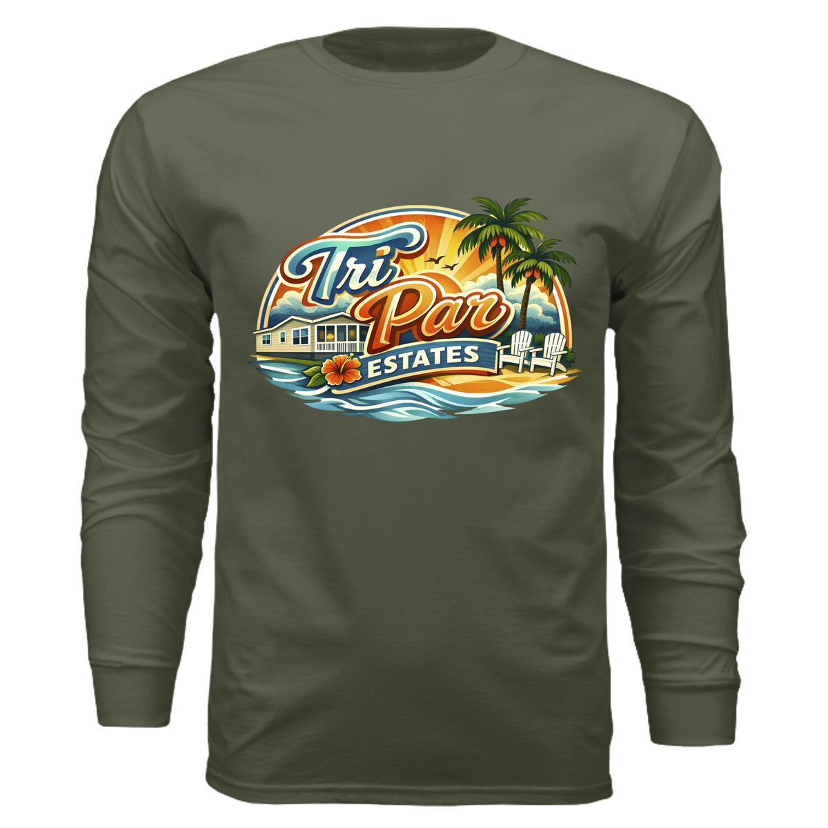 MILITARY GREEN - 3501 - FRONT