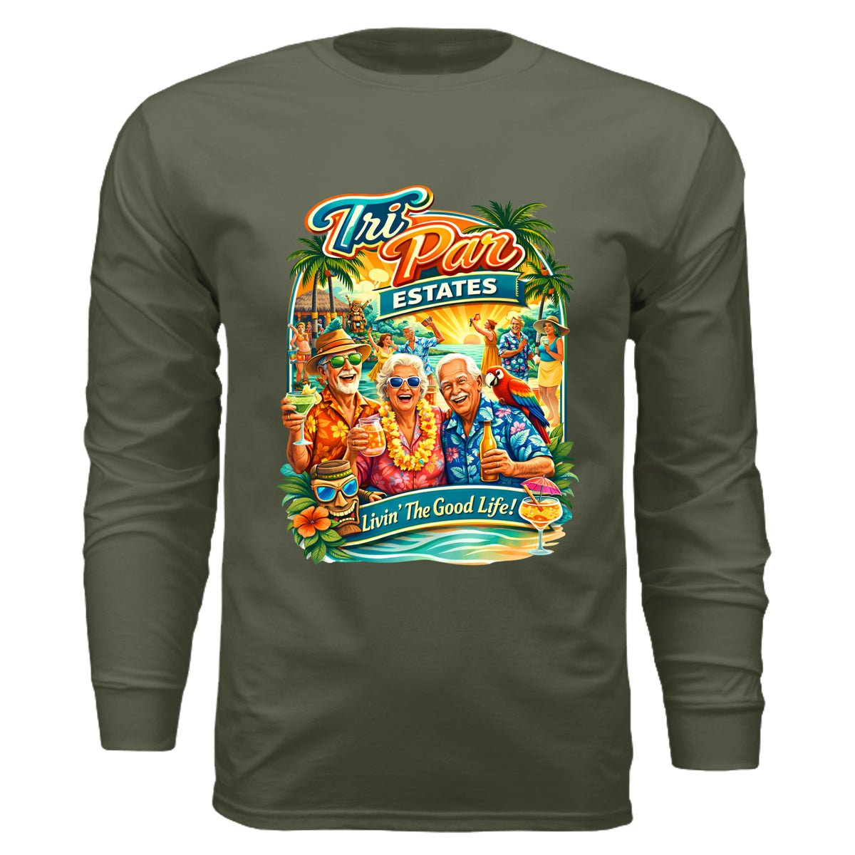 MILITARY GREEN - 3501 - FRONT