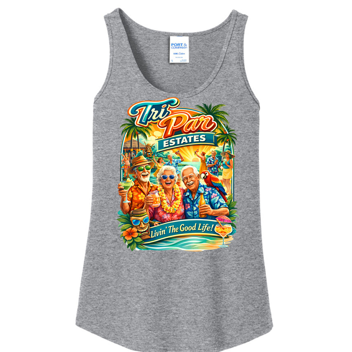 Athletic Heather - LPC54TT - FRONT