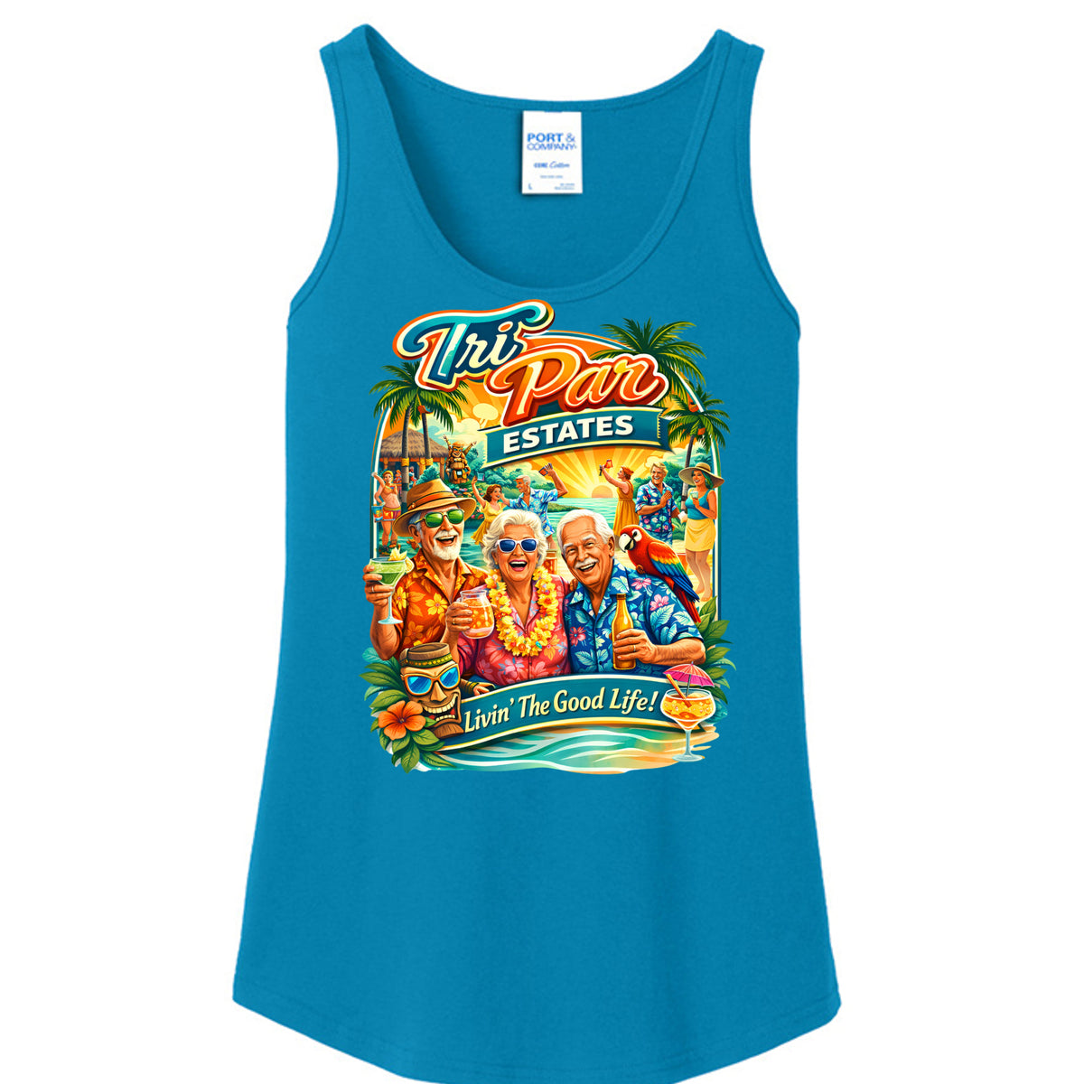 Neon Blue - LPC54TT - FRONT
