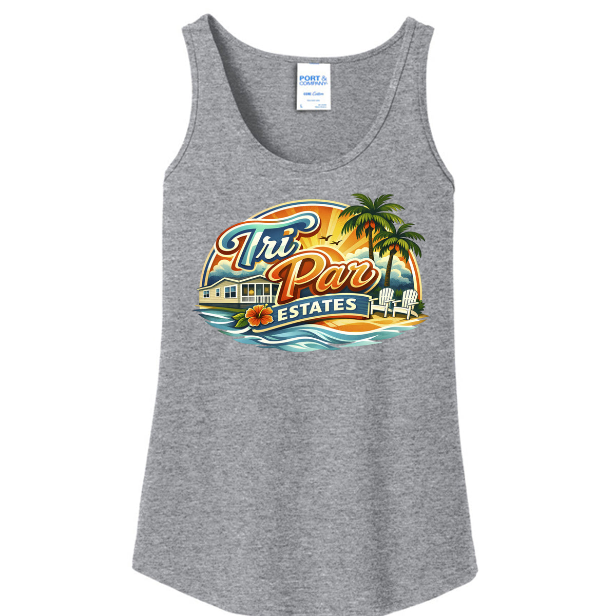 Athletic Heather - LPC54TT - FRONT