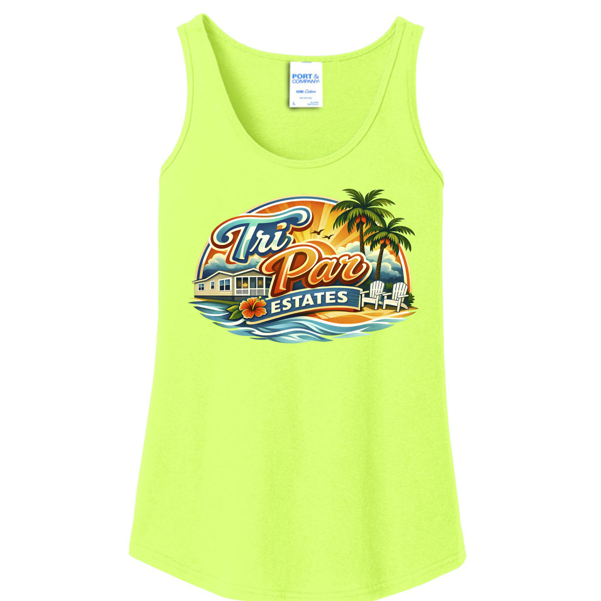 Neon Yellow - LPC54TT - FRONT