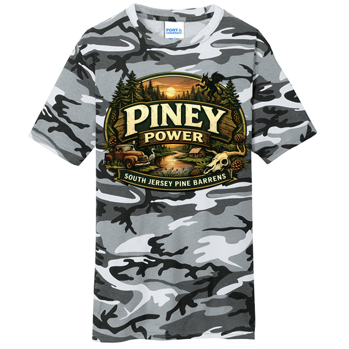 WINTER CAMO - PC54C - FRONT