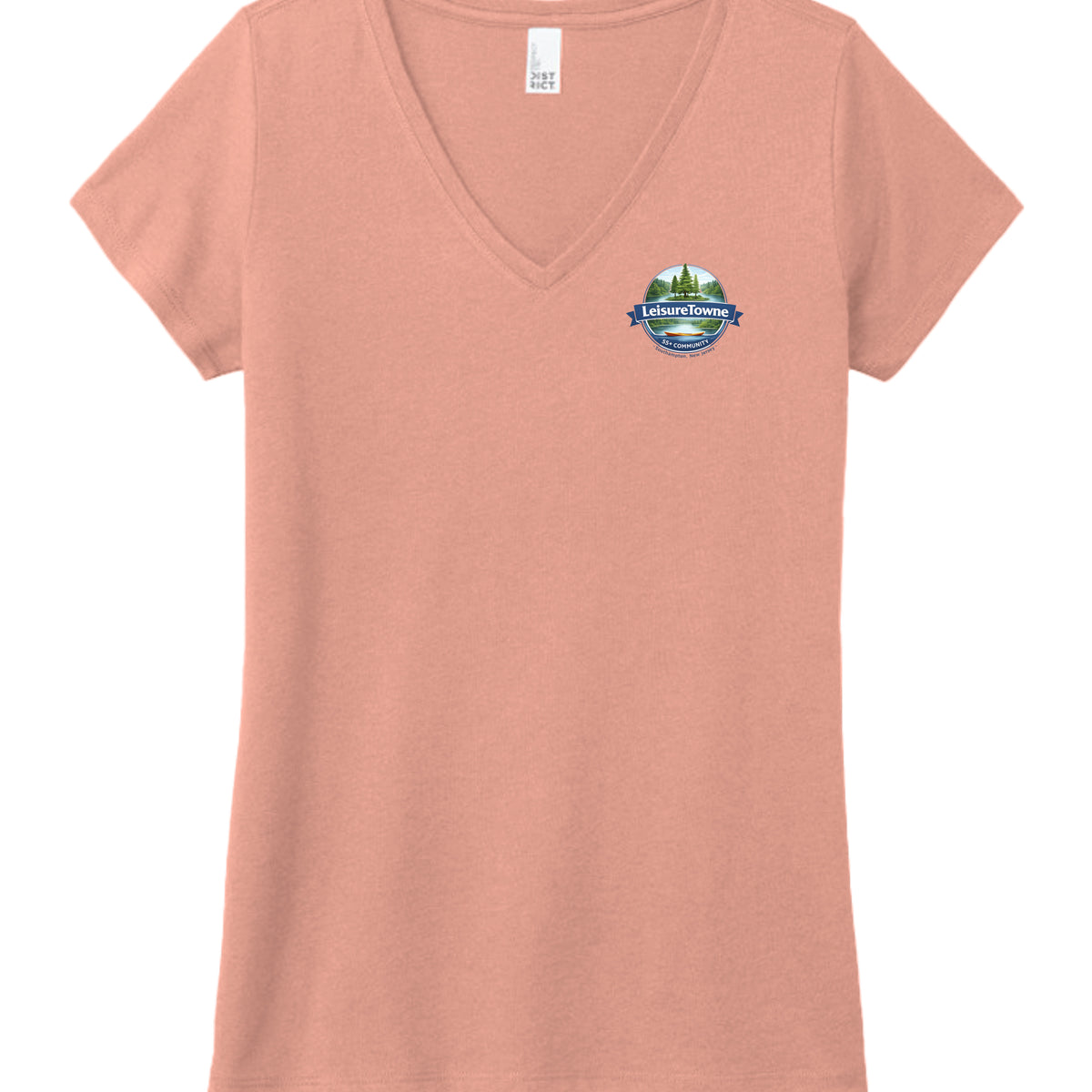 Heathered Dusty Peach - DM1350L - FRONT