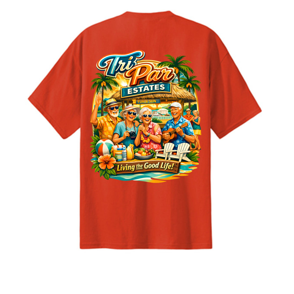 Orange - PC61T - BACK