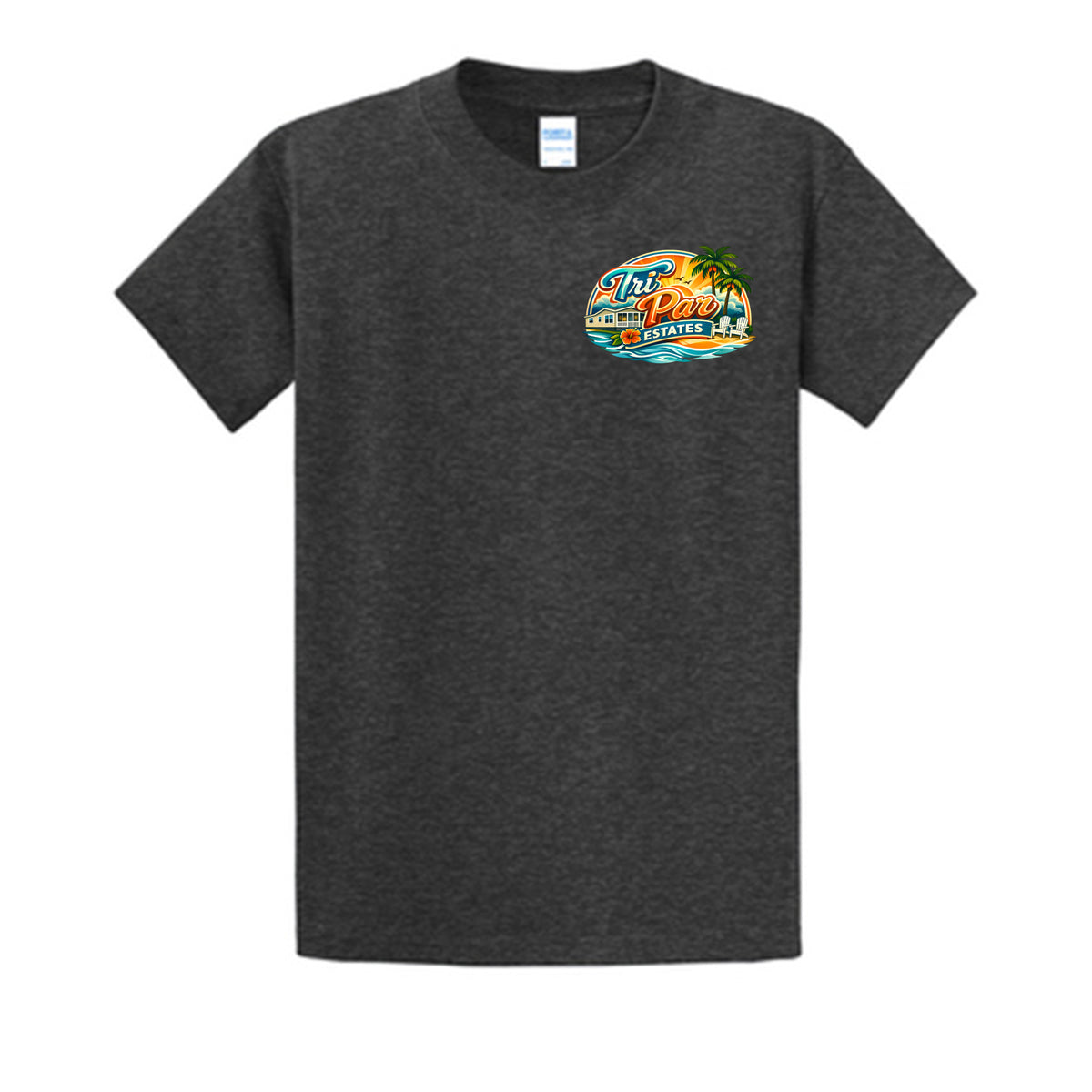 Dark Heather Grey - PC61T - FRONT