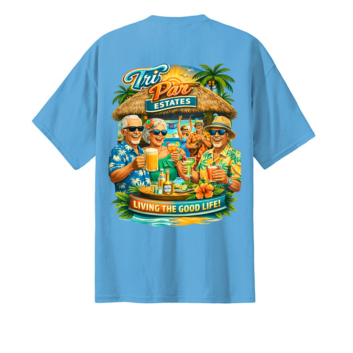 Aquatic Blue - PC61T - BACK