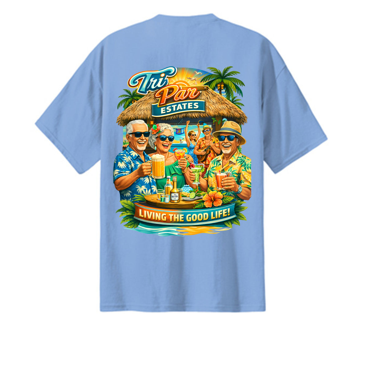 Light Blue - PC61T - BACK