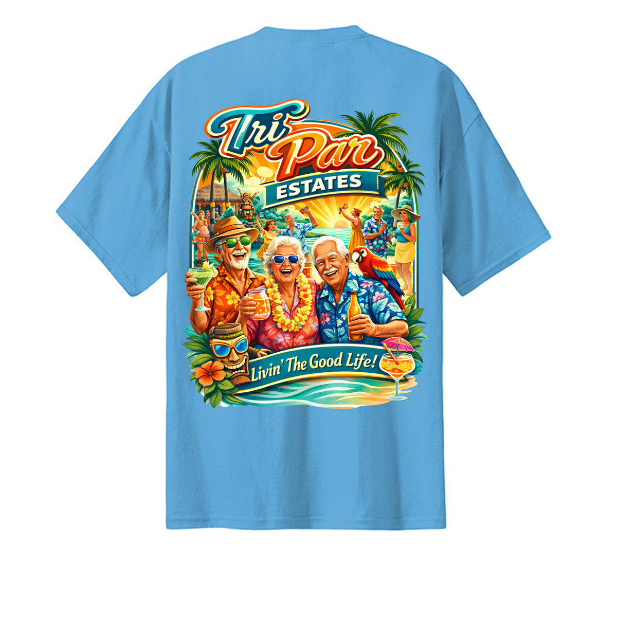 Aquatic Blue - PC61T - BACK