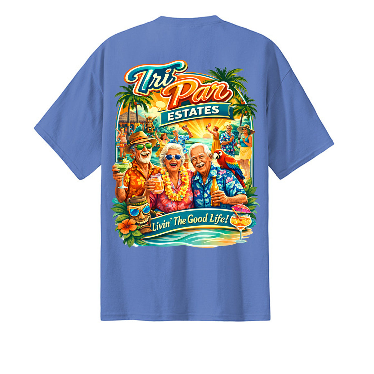 Carolina Blue - PC61T - BACK