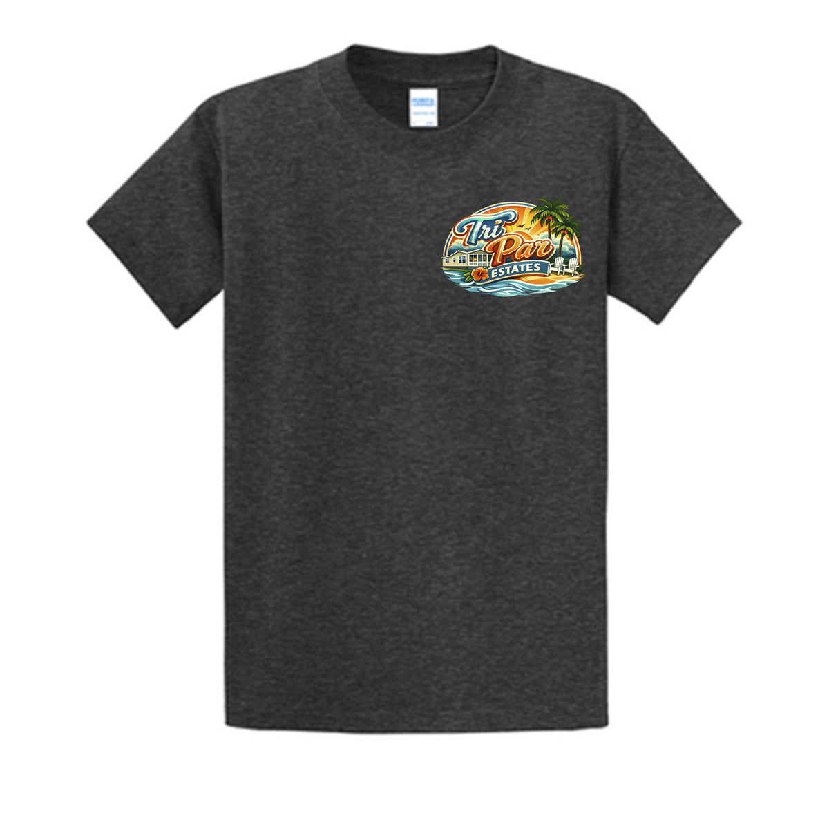 Dark Heather Grey - PC61T - FRONT
