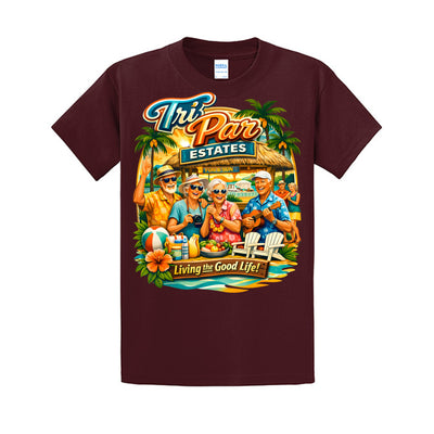 Athletic Maroon - PC61T - FRONT