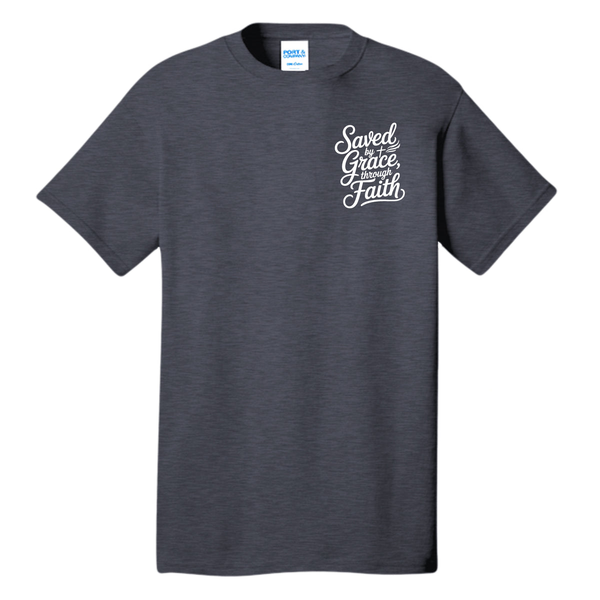 Heather Navy - PC54T - FRONT