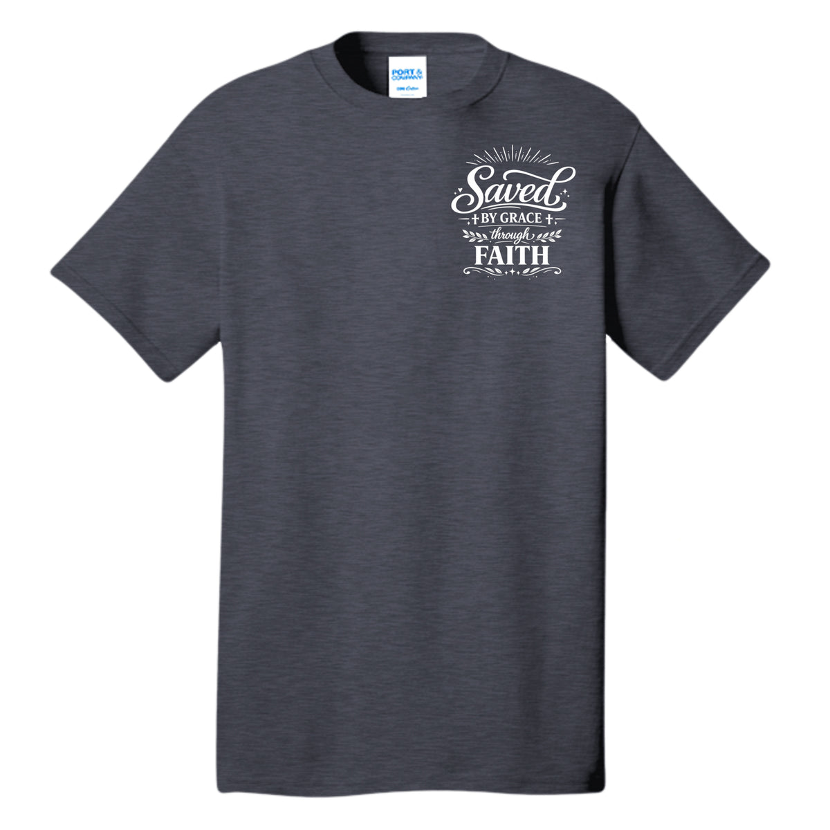 Heather Navy - PC54T - FRONT