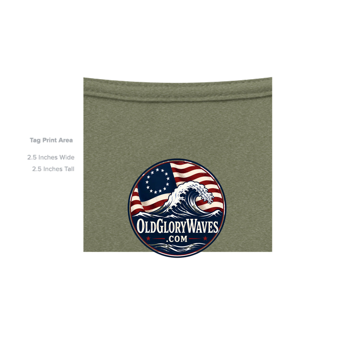 HEATHER MILITARY GREEN - G640 - INSIDE_TAG_LINE