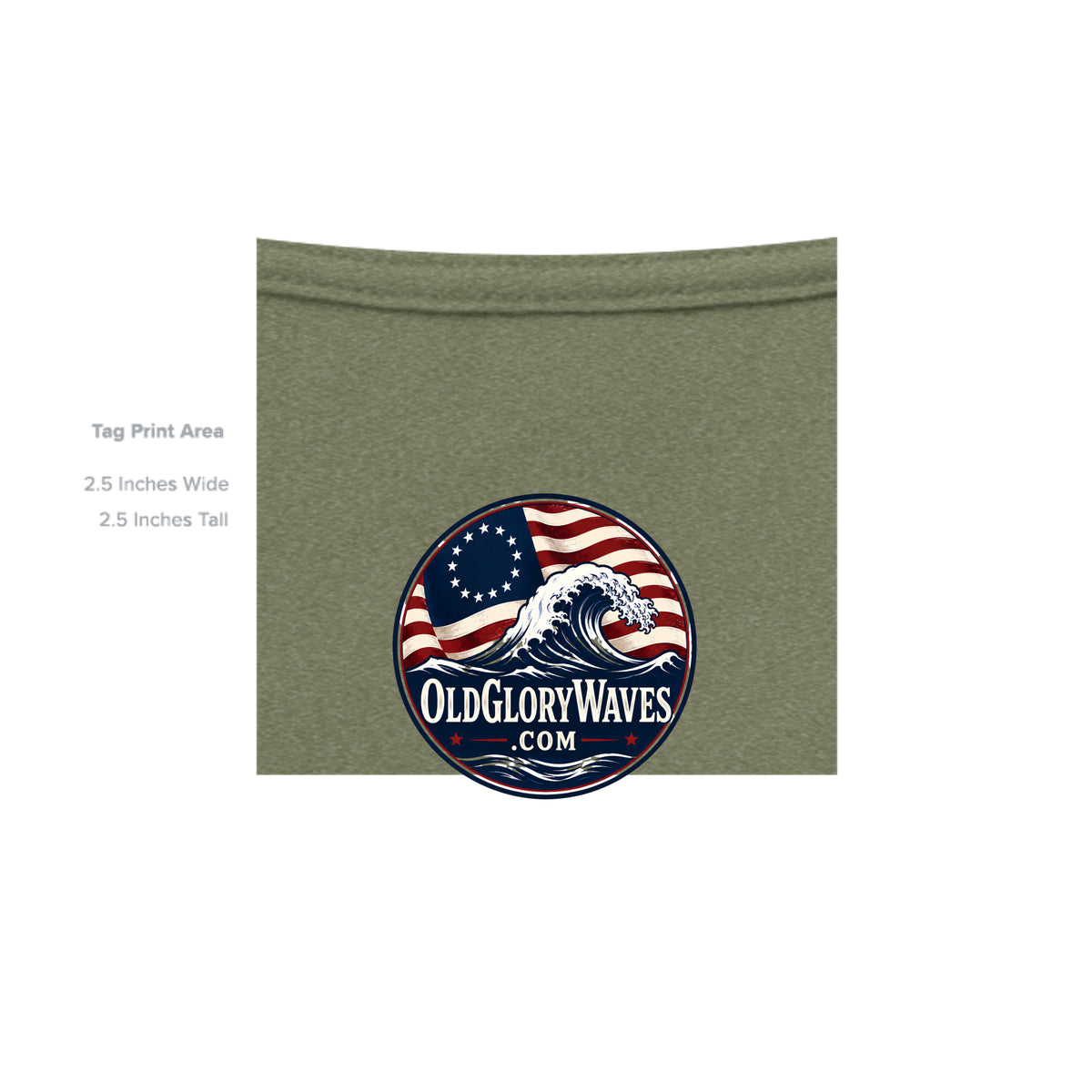 HEATHER MILITARY GREEN - G640 - INSIDE_TAG_LINE