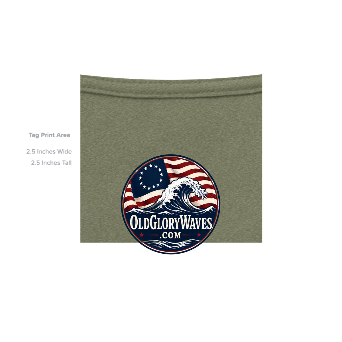 HEATHER MILITARY GREEN - G640 - INSIDE_TAG_LINE